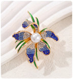 PENDRA Pearlina Pearl Flower Brooch