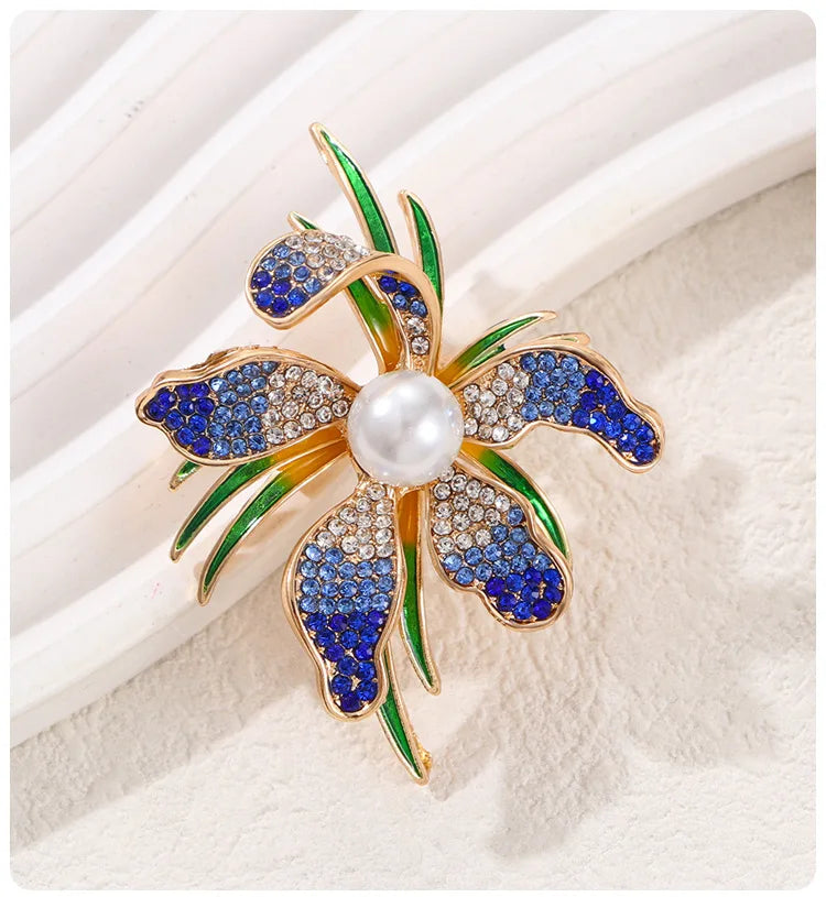 PENDRA Pearlina Pearl Flower Brooch
