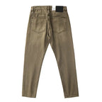 Cowboy Korean Goods Retro Yellow Mud Dyed Small Straight Jeans Men's Spring and Autumn Khaki Ami Kaji Washed Casual Trousers