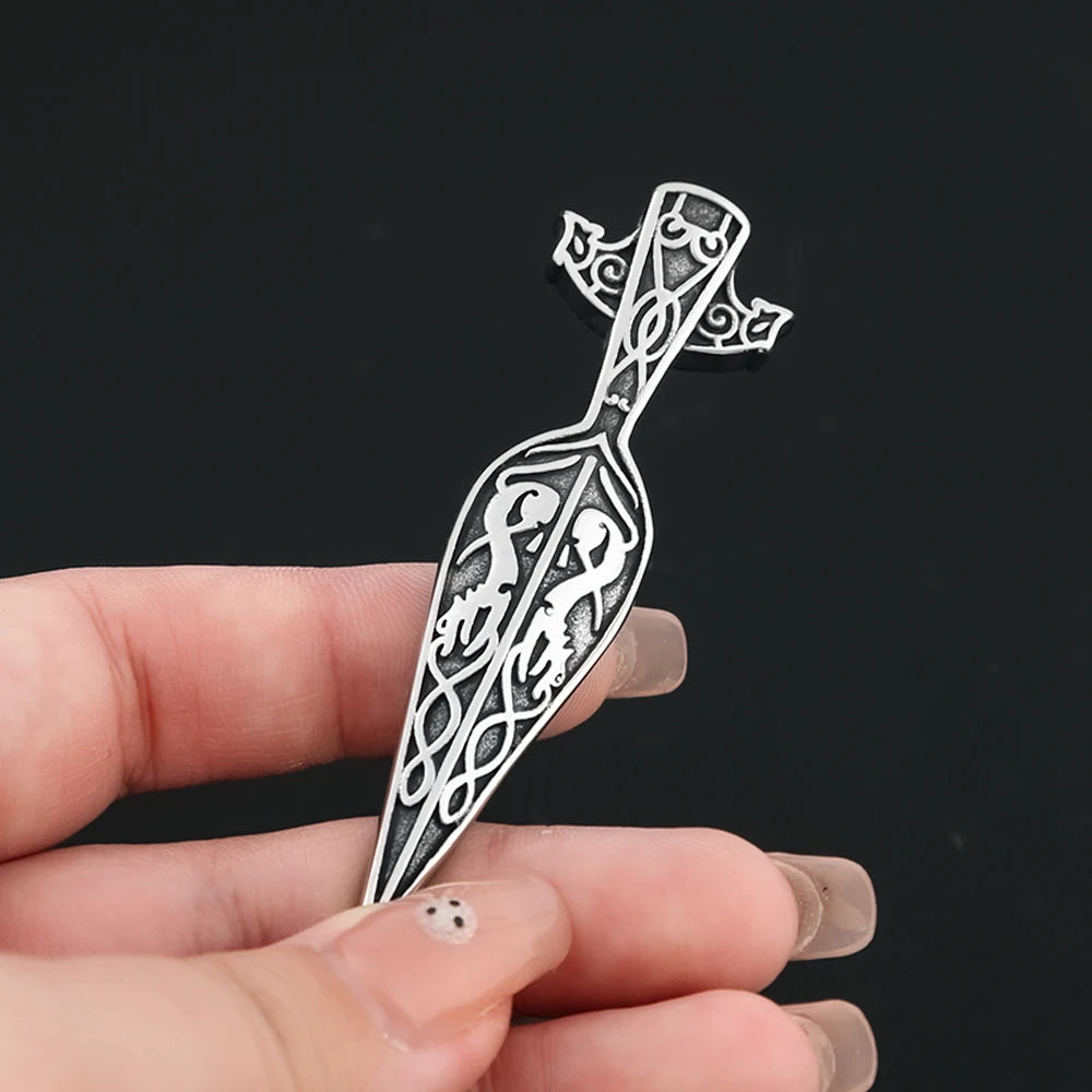 PENDRA Vikingblade Stainless Steel Viking Sword Pendant