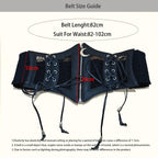 PENDRA Galaene Leather Lace Gothic Corset Belt