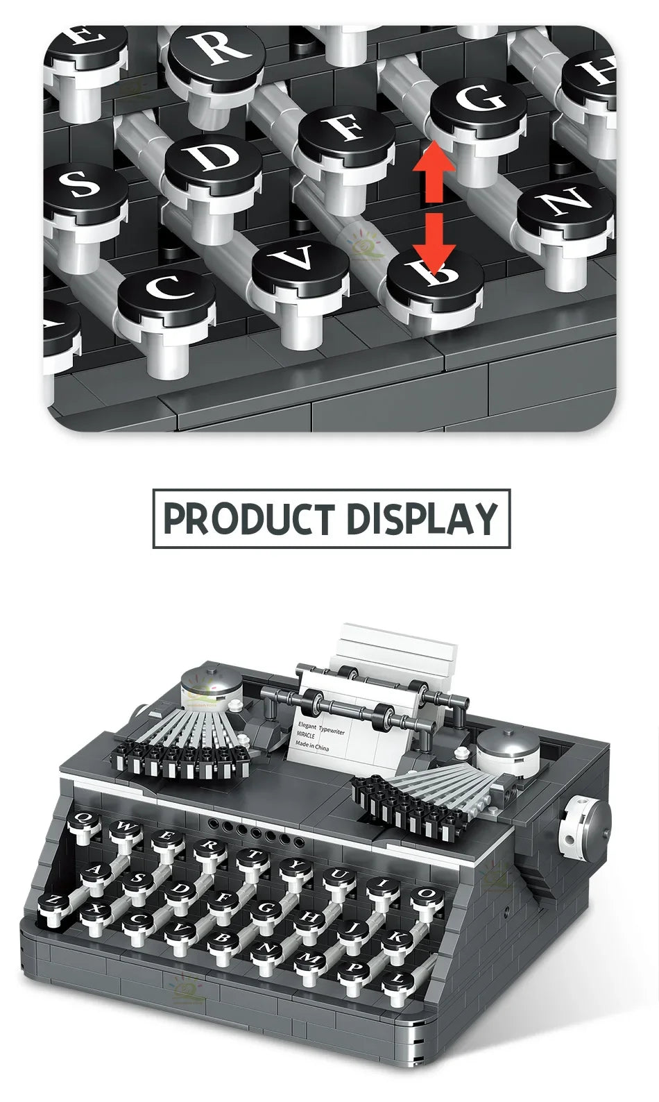 PENDRA Simulation Typewriter Micro Building Set
