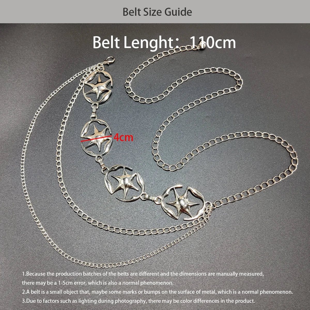 Vintage Starfish Waist Belly Chain Women Gothic Personality Desiner Metal Belt Plus Size Body Waist Chain Jewelry Accessories