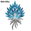 PENDRA Florina Crystal Flower Bouquet Brooch