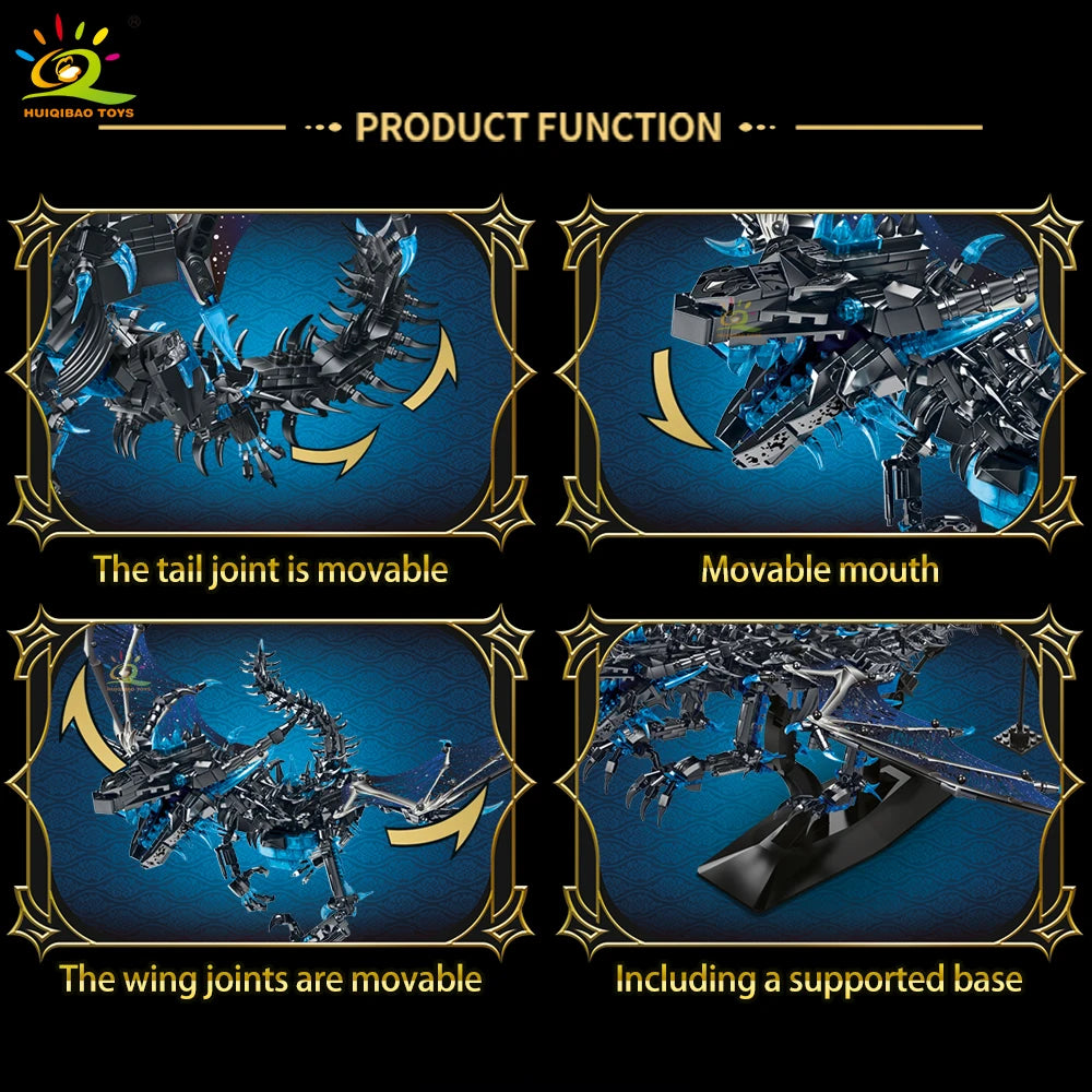 PENDRA ICE Frost Dragon Building Set