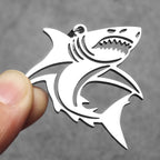 PENDRA Great Shark Sweater Steel Necklace