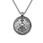 PENDRA Crow Rune Norse Necklace