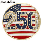 PENDRA America's 250th Independence Day Brooch