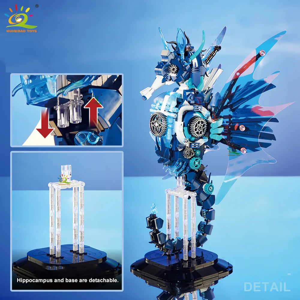 PENDRA Technicial Seahorse Machinery Building Set