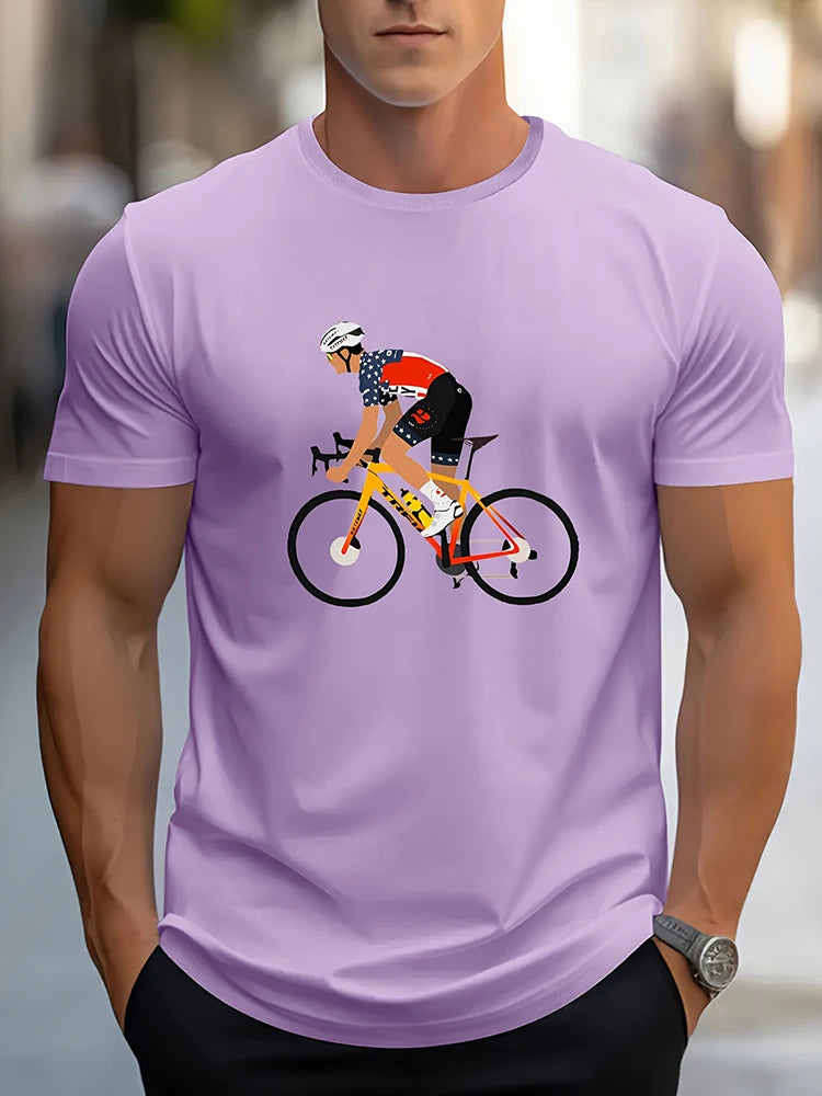 PENDRA Printed Sports Motorcycle T-Shirt