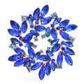 PENDRA Florielle32 Rhinestone Brooch