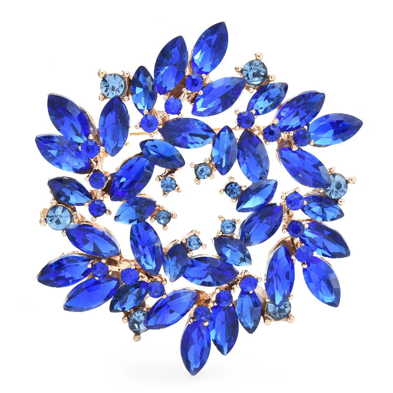 PENDRA Florielle32 Rhinestone Brooch