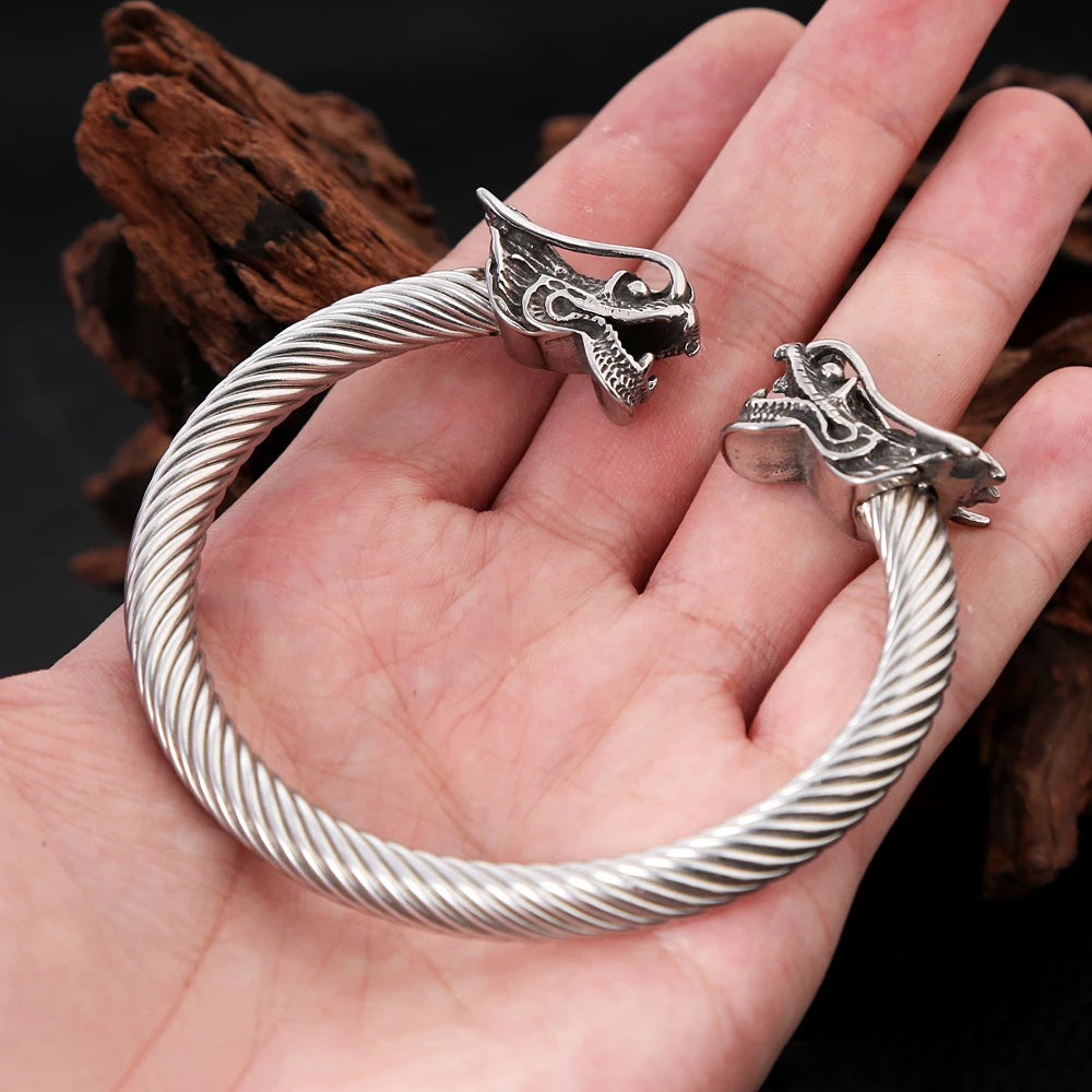 PENDRA Rune Tree Nordic Stainless Steel Bracelet