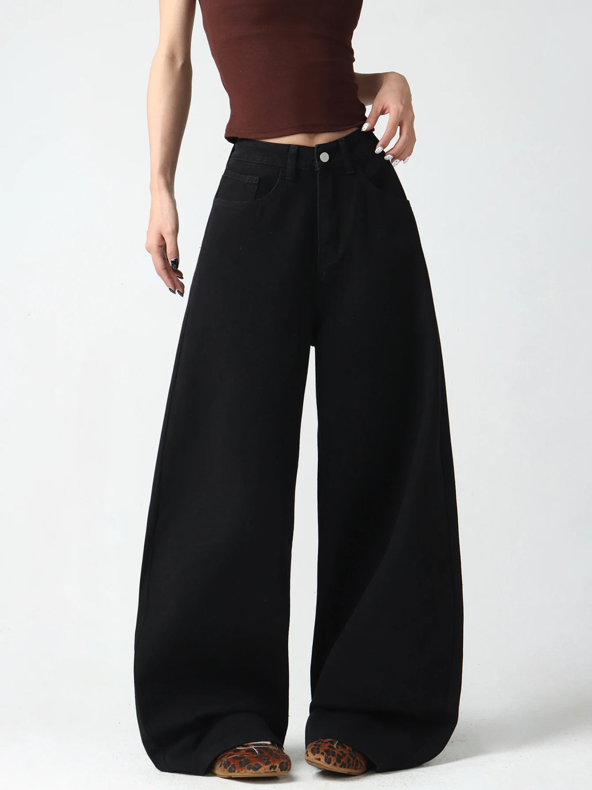 PENDRA Black Waist Going Jeans