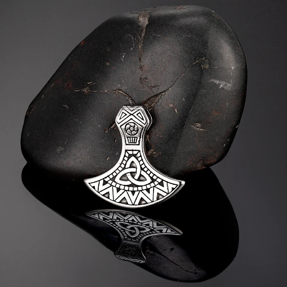 PENDRA Rune Axes Necklace