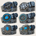 PENDRA Serara Leather Floral Luxury Belt