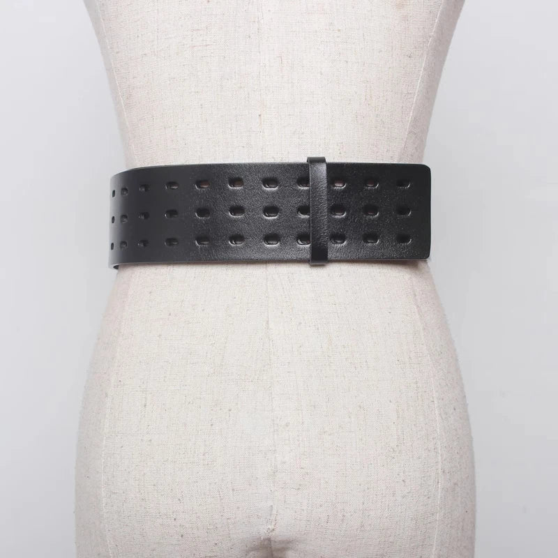 PENDRA Rheaara Leather Western Cowboy Elegant Corset Belt