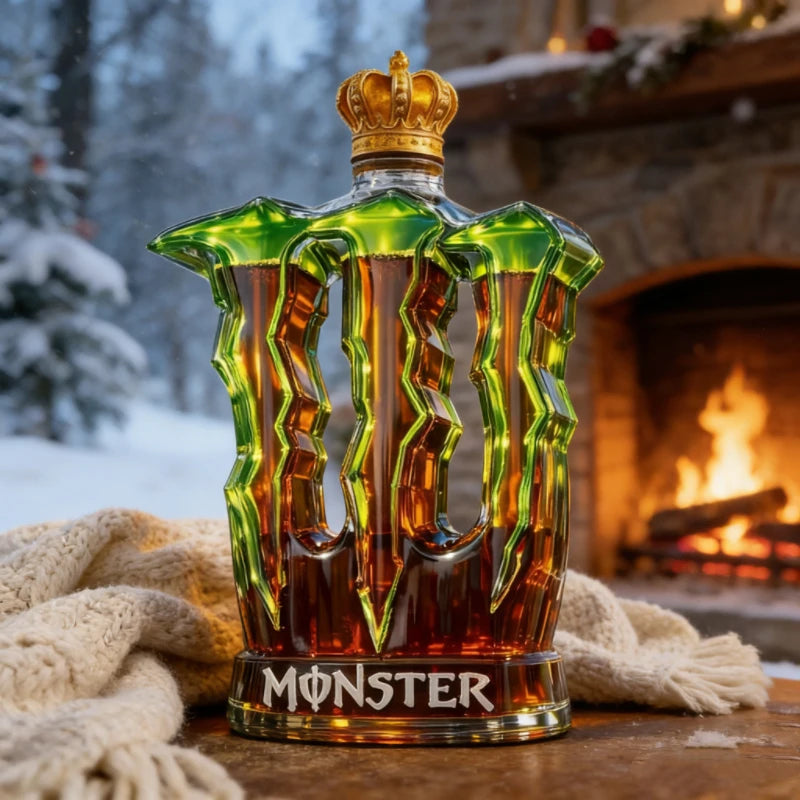 PENDRA Monster Claw Crown-Cap Glass Whiskey Decanter