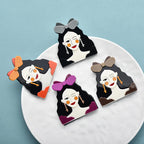 PENDRA Acrylic Beautiful Face Brooch