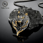 PENDRA Wolf Black Necklace