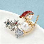 PENDRA Witch On a Sweep Brooch