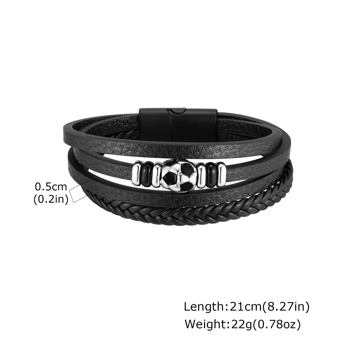 Men Multilayer Braided Leather Bracelets,Vintage Viking Compass Shape Metal Charm Wristband,Punk Stackable Bangle Jewelry Gift