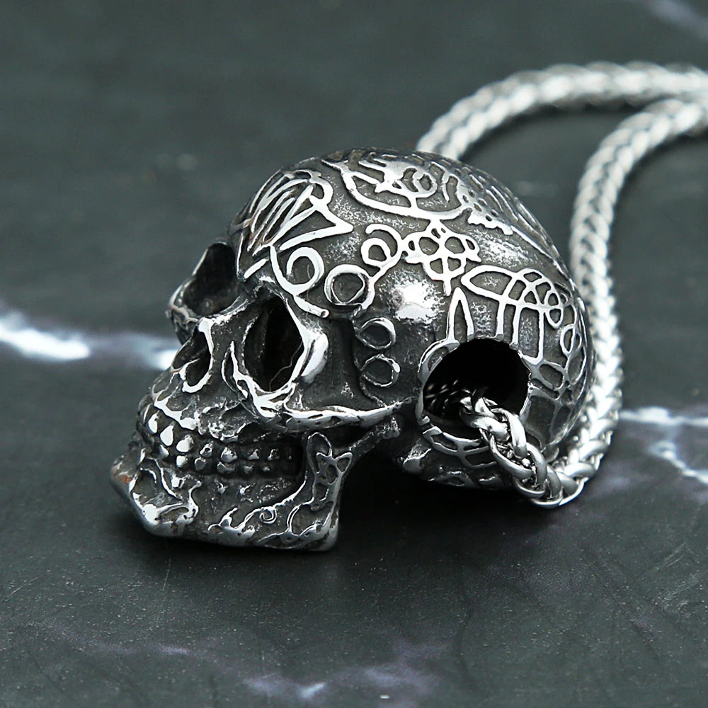 PENDRA Skullpunk Gothic Skull Pendant