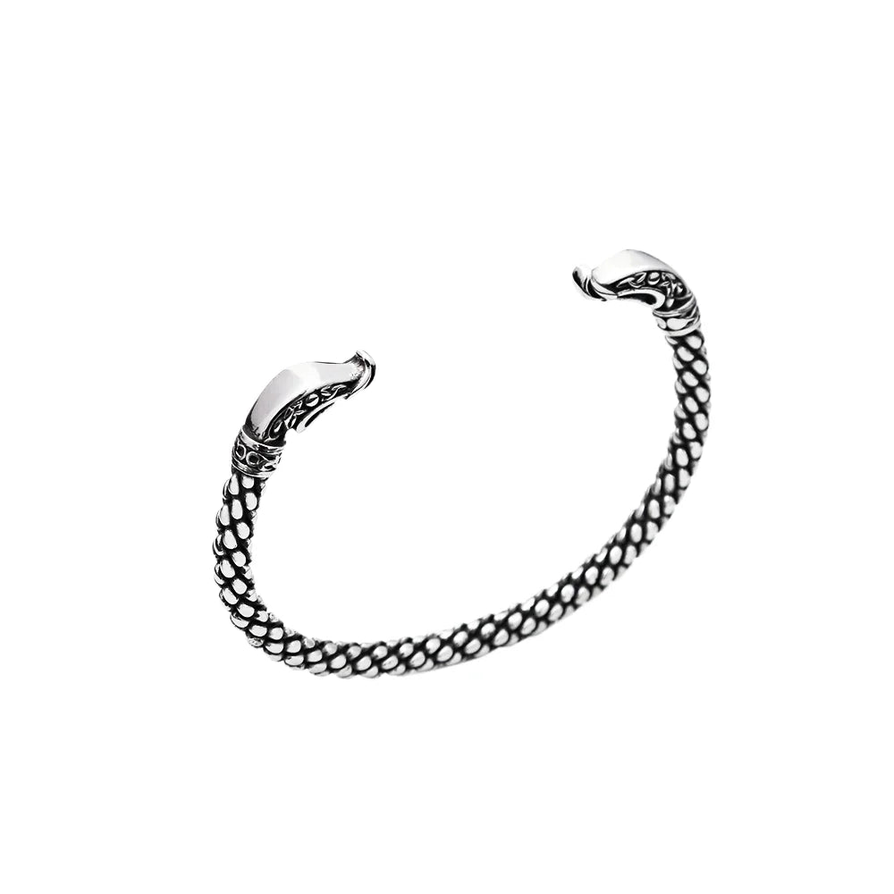 PENDRA Valknut Compass Stainless Steel Bracelet