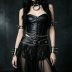 PENDRA Lunaara Leather Tassel Gothic Belt
