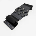PENDRA Aureellea Black Rivet Studded Gothic Corset Belt