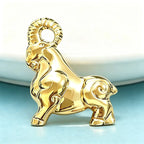 PENDRA Stainless Steel Goat Brooch