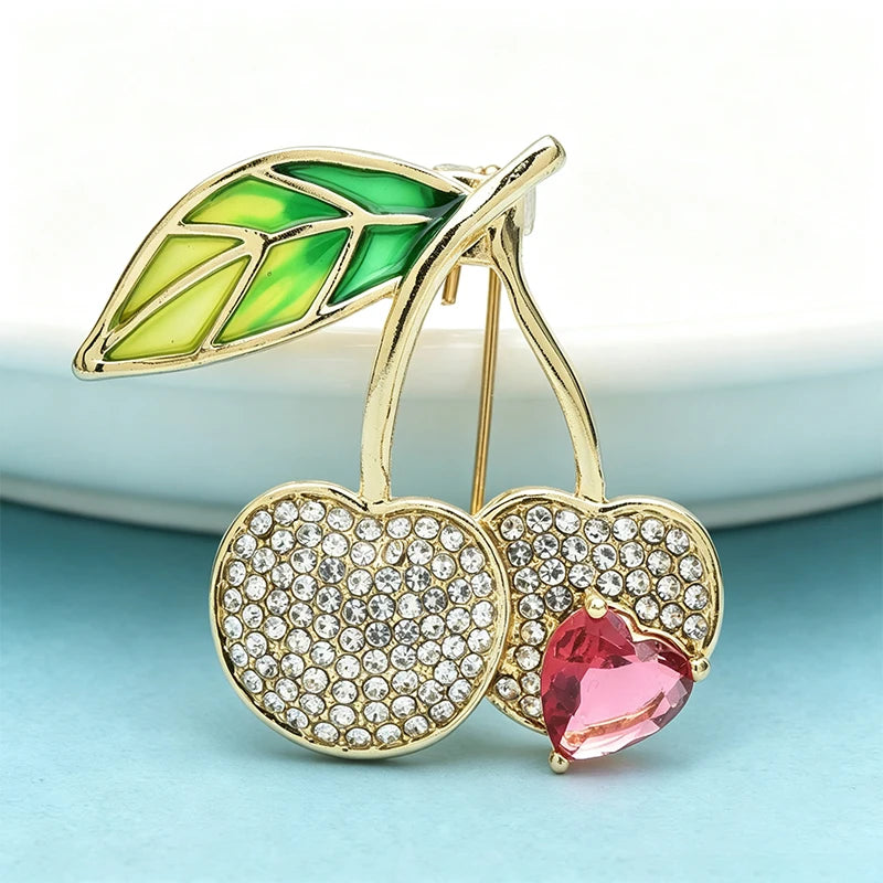 PENDRA Amora Rhinestone Brooch