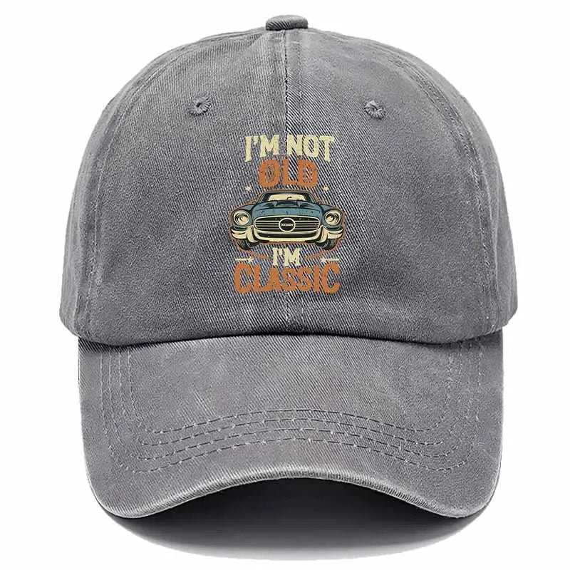 Retro Baseball Cap with Vintage Car Design, Perfect for Casual Attire And Embracing The Retro Trend.