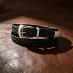 PENDRA Rheaelle Metal Black Metal Buckle Punk Belt