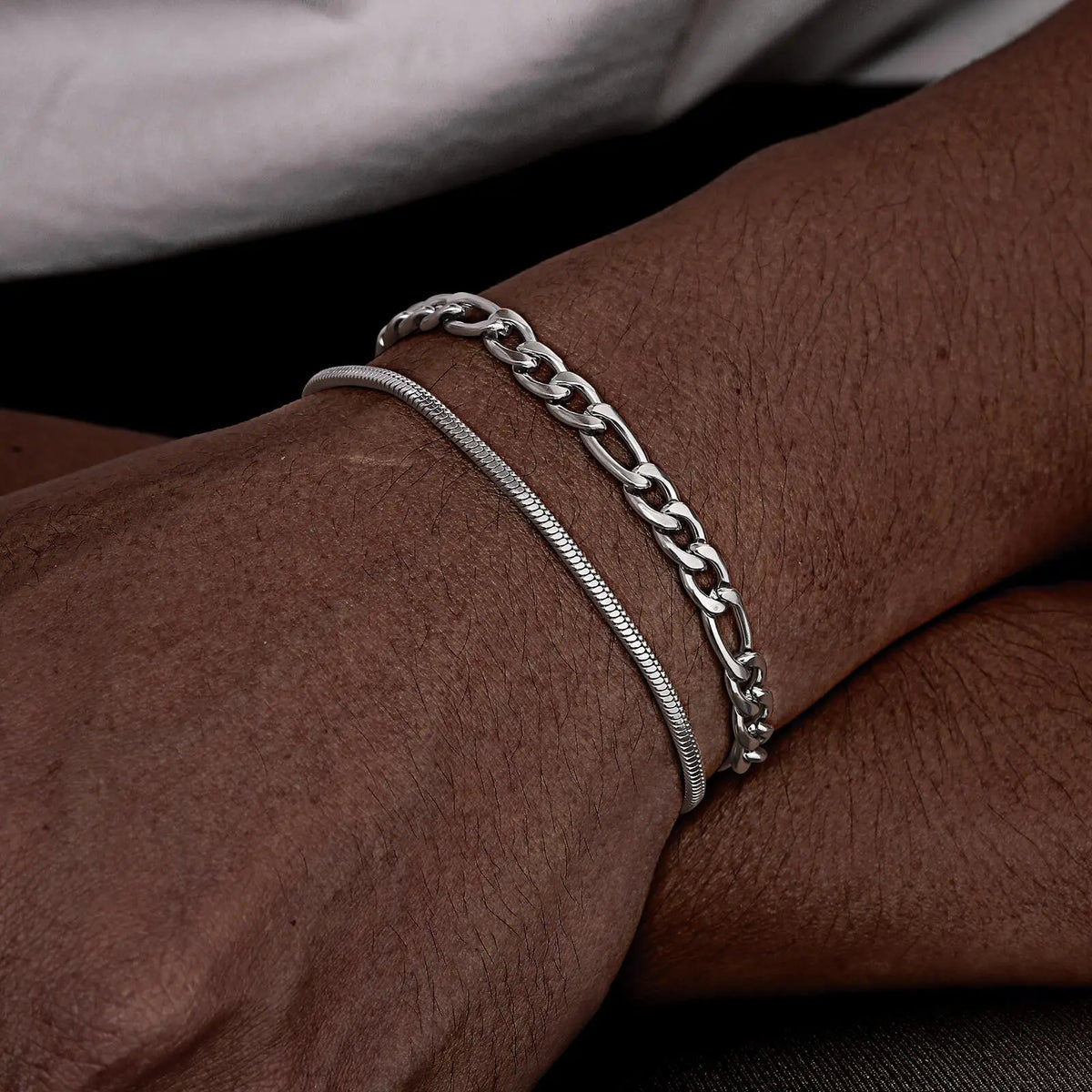 PENDRA Figaro Silver Bracelet