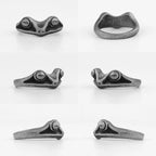 PENDRA Animal Frog Boyfriend Steel Ring