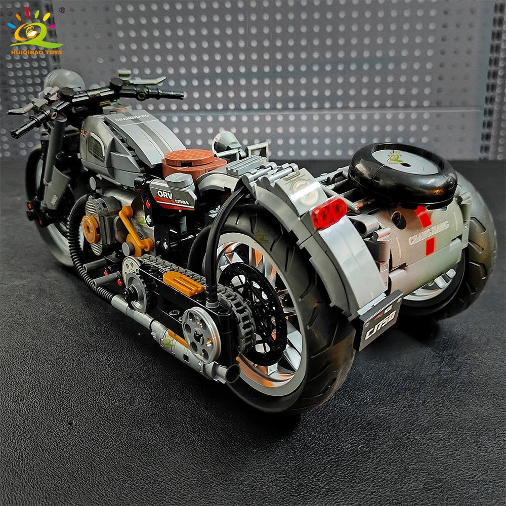 PENDRA Technial Motorbike Moto Toy Set