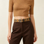 PENDRA Orlayne Canvas Pin Buckle Minimal Belt