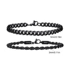 PENDRA Cuban Black Bracelet