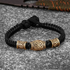 PENDRA Rune Leather Bracelet