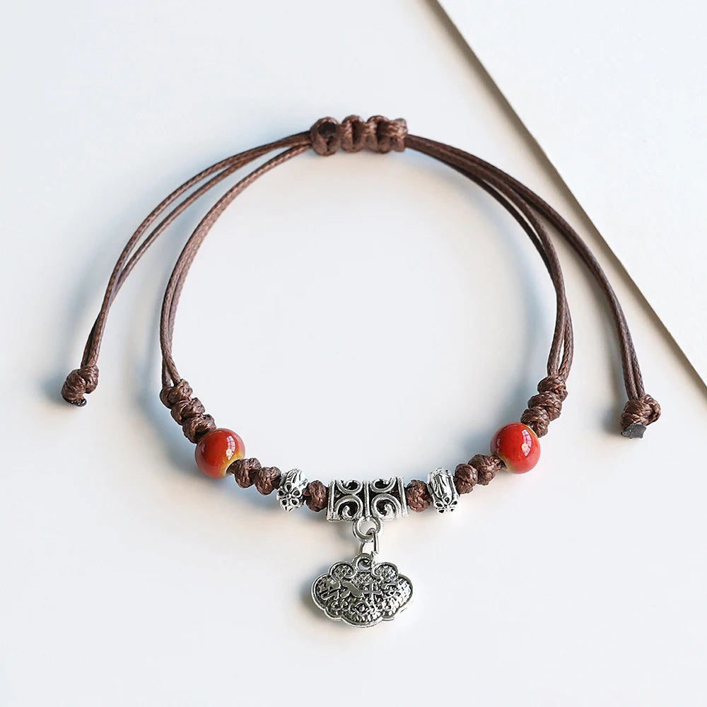 PENDRA Ceramica Colorful Handmade Boho Beaded Bracelet