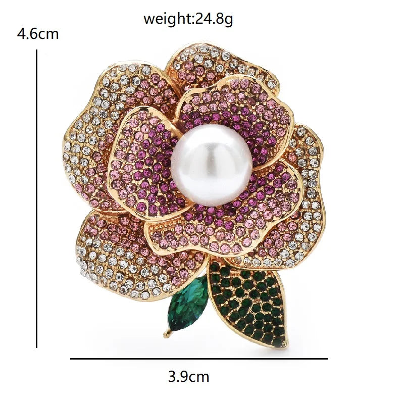 PENDRA Florielle14 Pearl Brooch