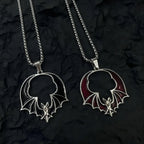 PENDRA Batwing Halloween Stainless Steel Necklace