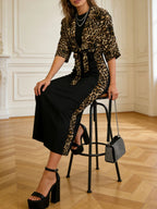 PENDRA Leopard Long Sleeved Belt