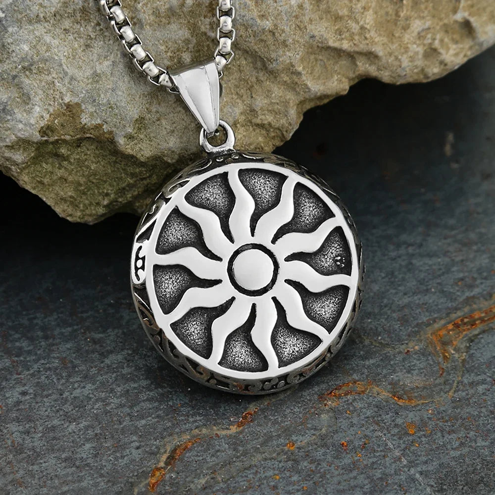 PENDRA Apollo Sun God Pendant Necklace