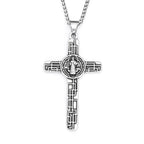 PENDRA Sacredcross Catholic Jesus Cross Pendant