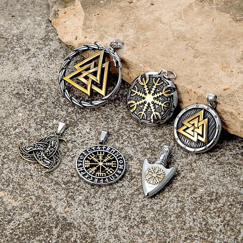 PENDRA Rune Leather Necklace