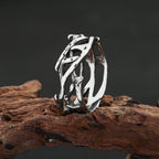 PENDRA Peacelaurel Stainless Steel Peace Olive Branch Pendant