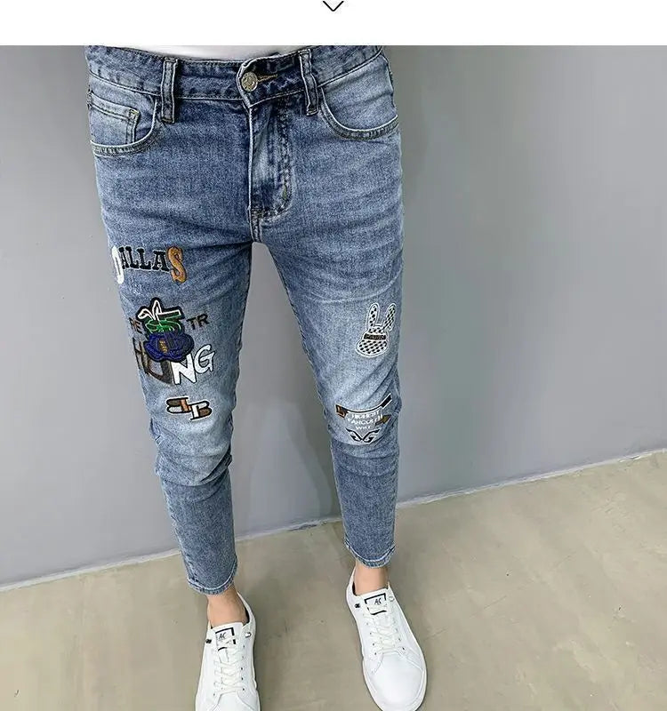 PENDRA Brand Slim Pencil Jeans
