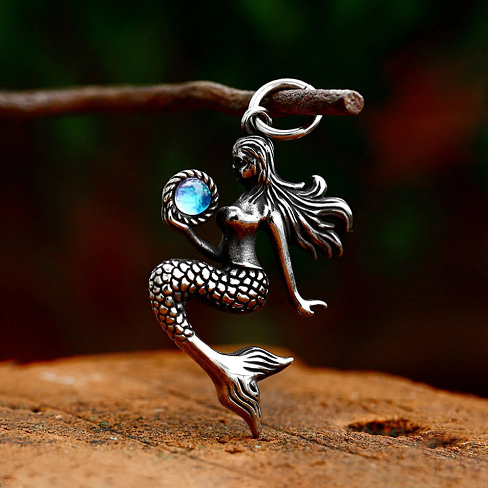 PENDRA Mermaiden Punk Mermaid Pendant Necklace